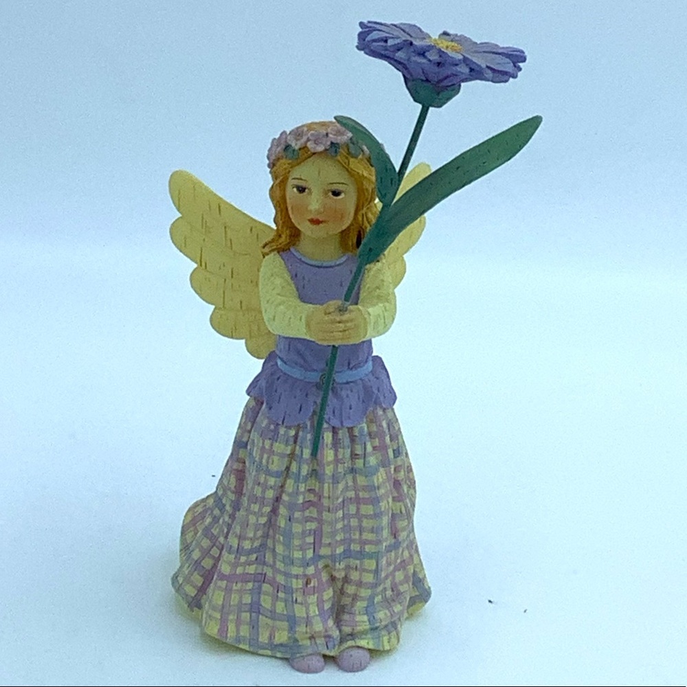 Demdaco 2002 Asters for September wildflower Angel